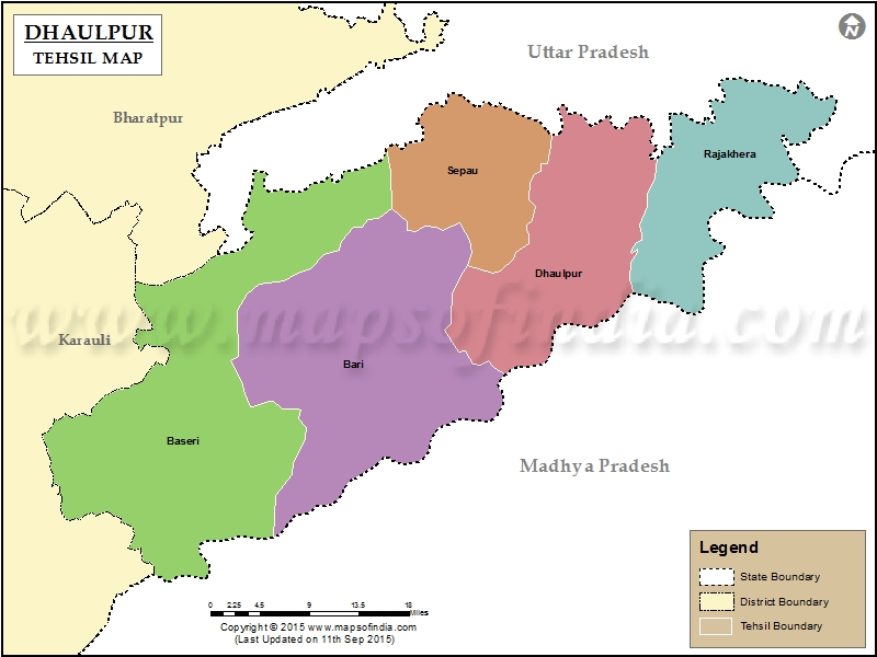dhaulpur-tehsil-map