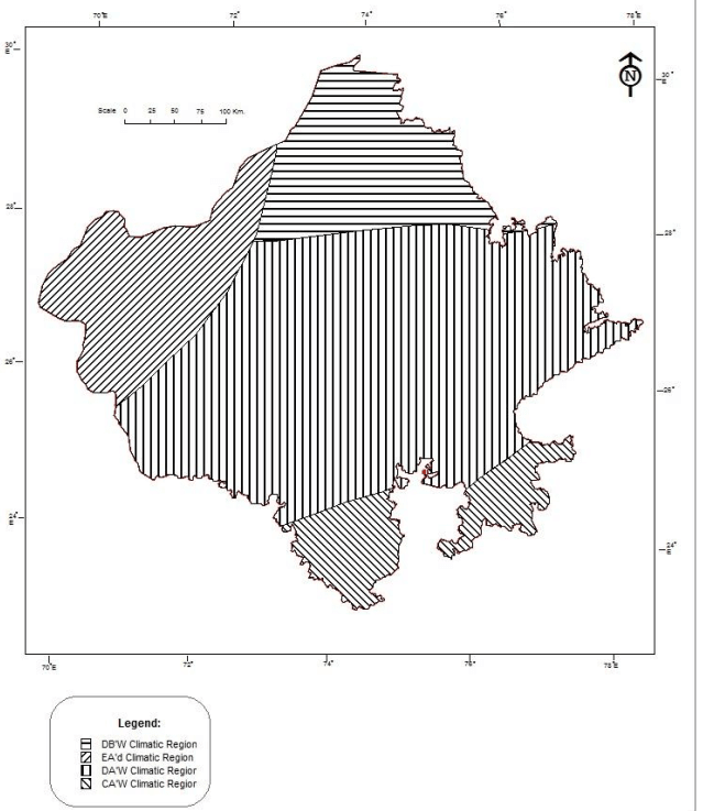 Classification of climatic regions of Rajasthan by Thornthwaite (1)