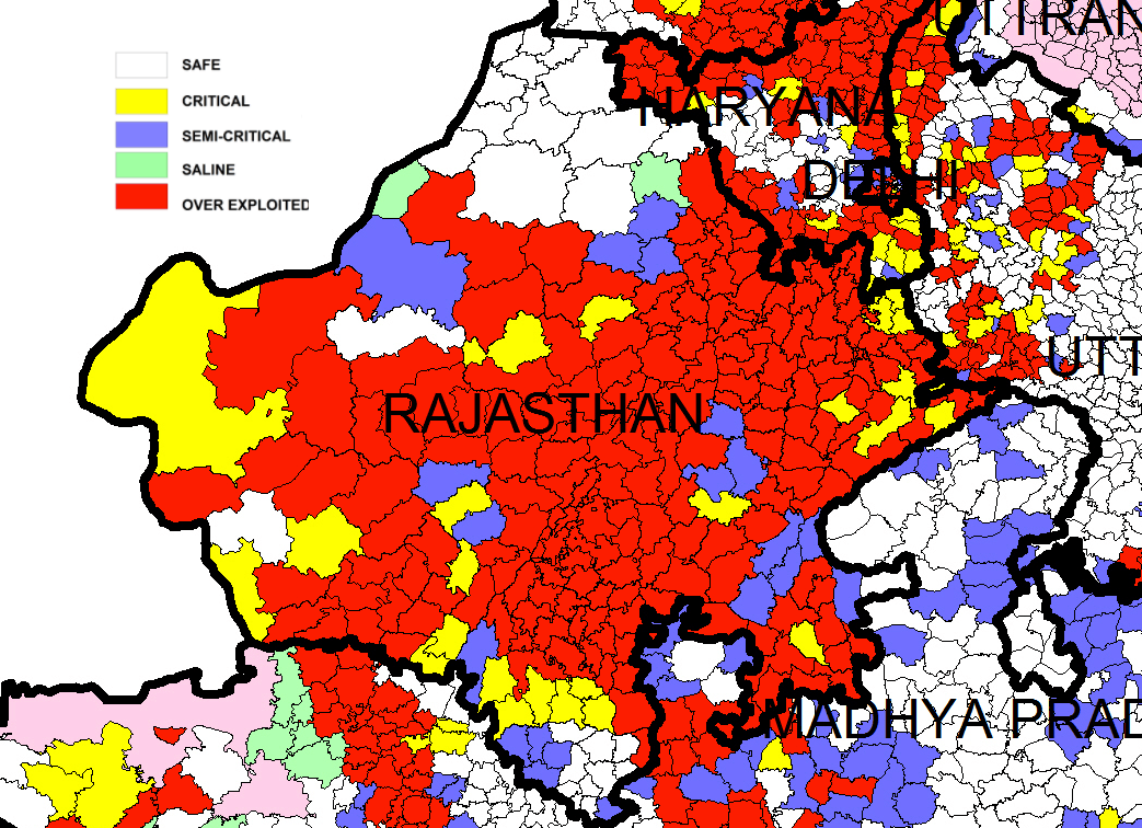 Ground Water Status Rajasthan