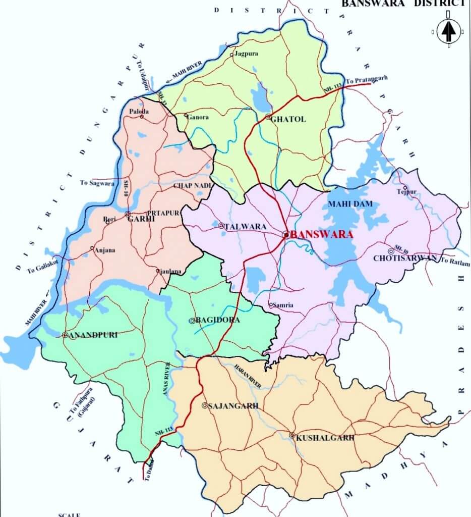 Featured Image Map of Banswara