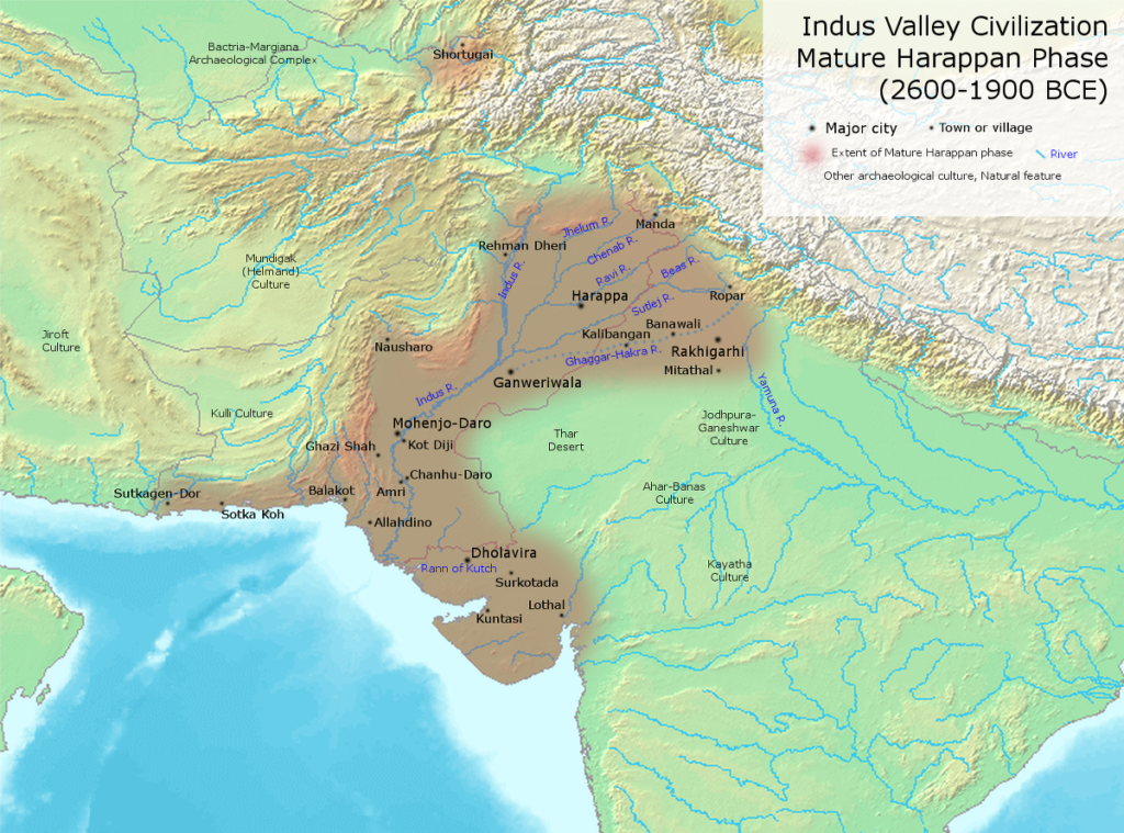 Indus Valley Civilization Mature Phase 2600 1900 BCE 1 1024x759 