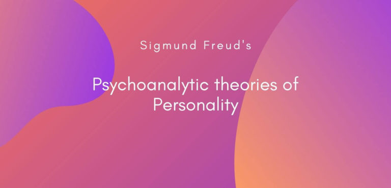 Psychoanalytic theory of Personality - RajRAS | RAS Exam Preparation