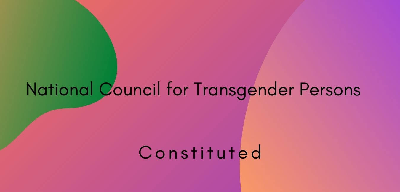 National Council For Transgender Persons Constituted Rajras Ras Exam Preparation 4538