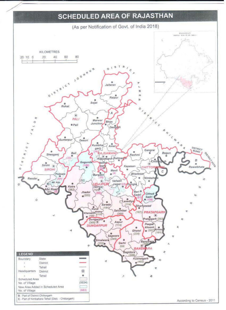 Scheduled Area of Rajasthan - RajRAS | RAS Exam Preparation