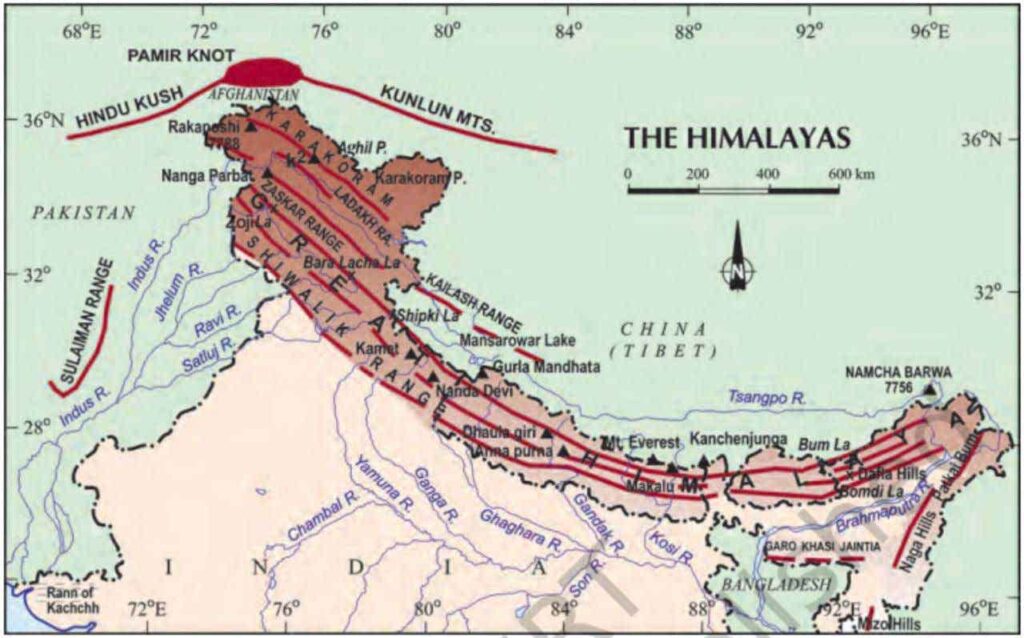 Northern and North-Eastern Himalayas