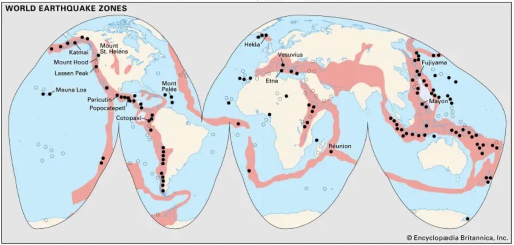 World Distribution of Earthquakes