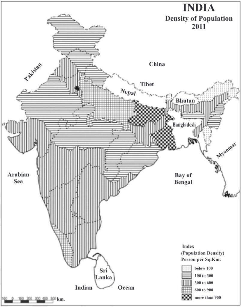 density of population 2011