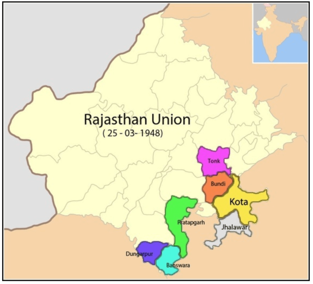 Formation of Rajasthan