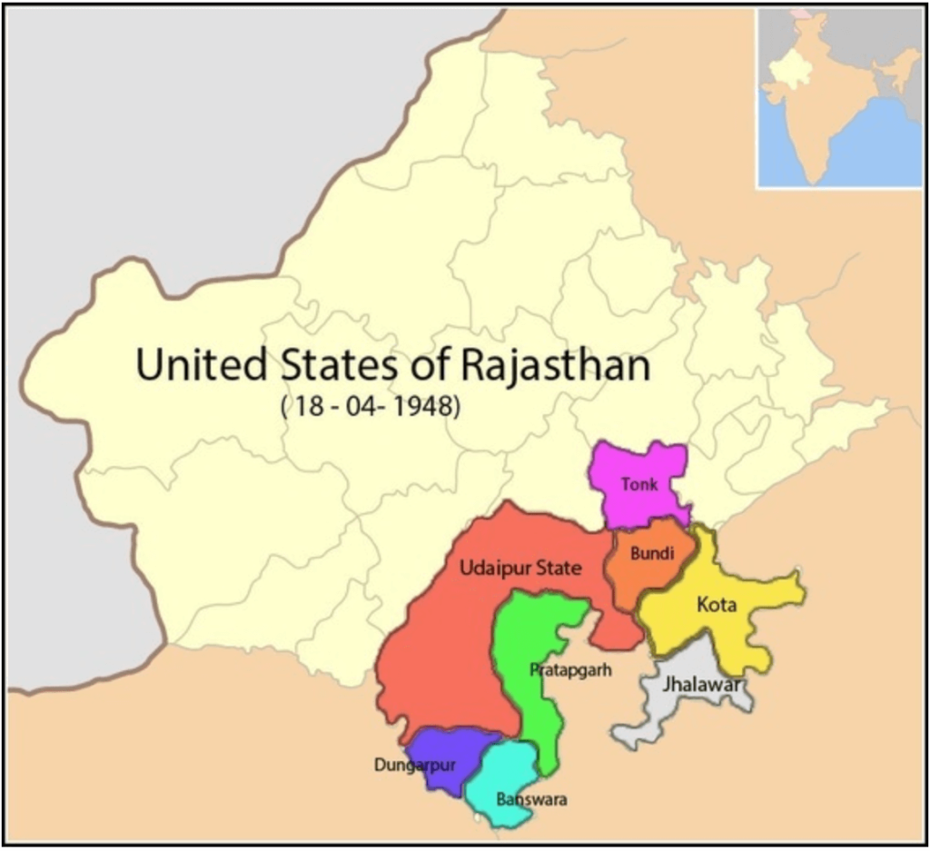 Formation of Rajasthan