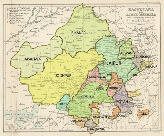 Formation of Rajasthan