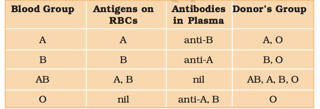 Blood groups Composition and Functions 