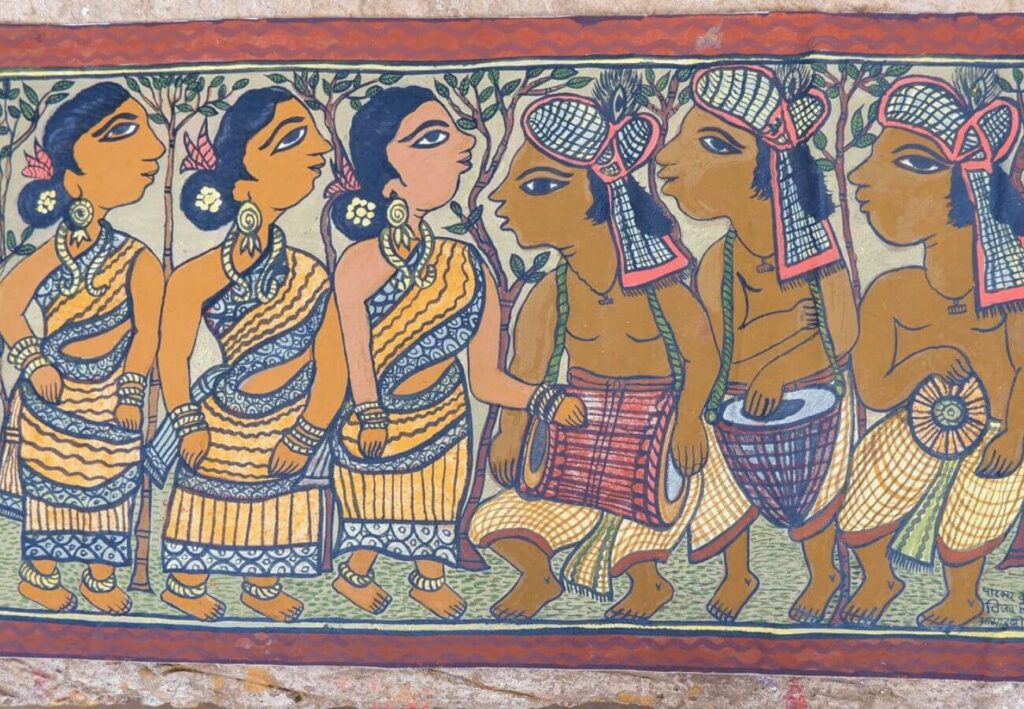 भारत में लोक चित्रकारी