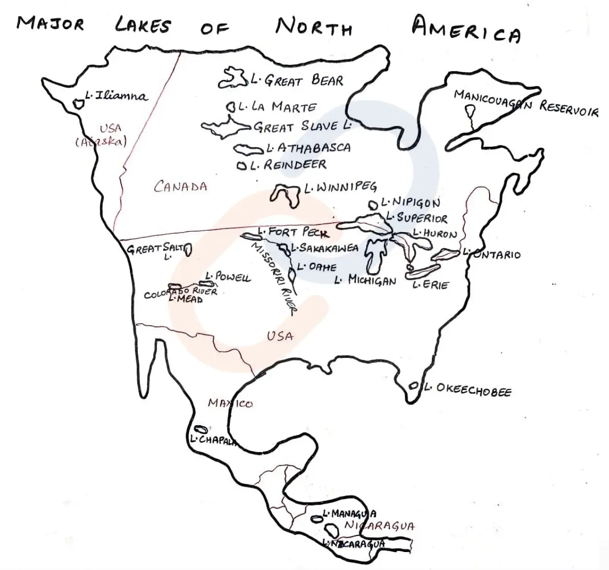 World Lakes R Map World’s Major Lakes - Connect Civils
