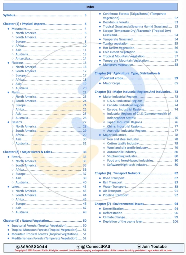World Geography Notes.pdf World Geography PDF Notes (2026–27 Edition): English Medium - Connect ...