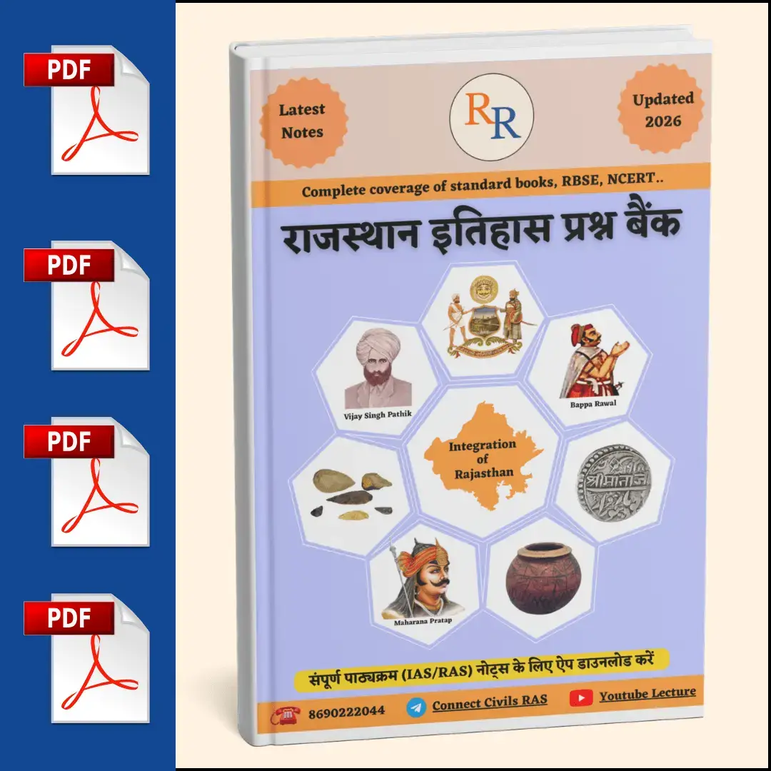 Rajasthan History(राजस्थान इतिहास) Que Bank(2026–27 Edition) Hindi