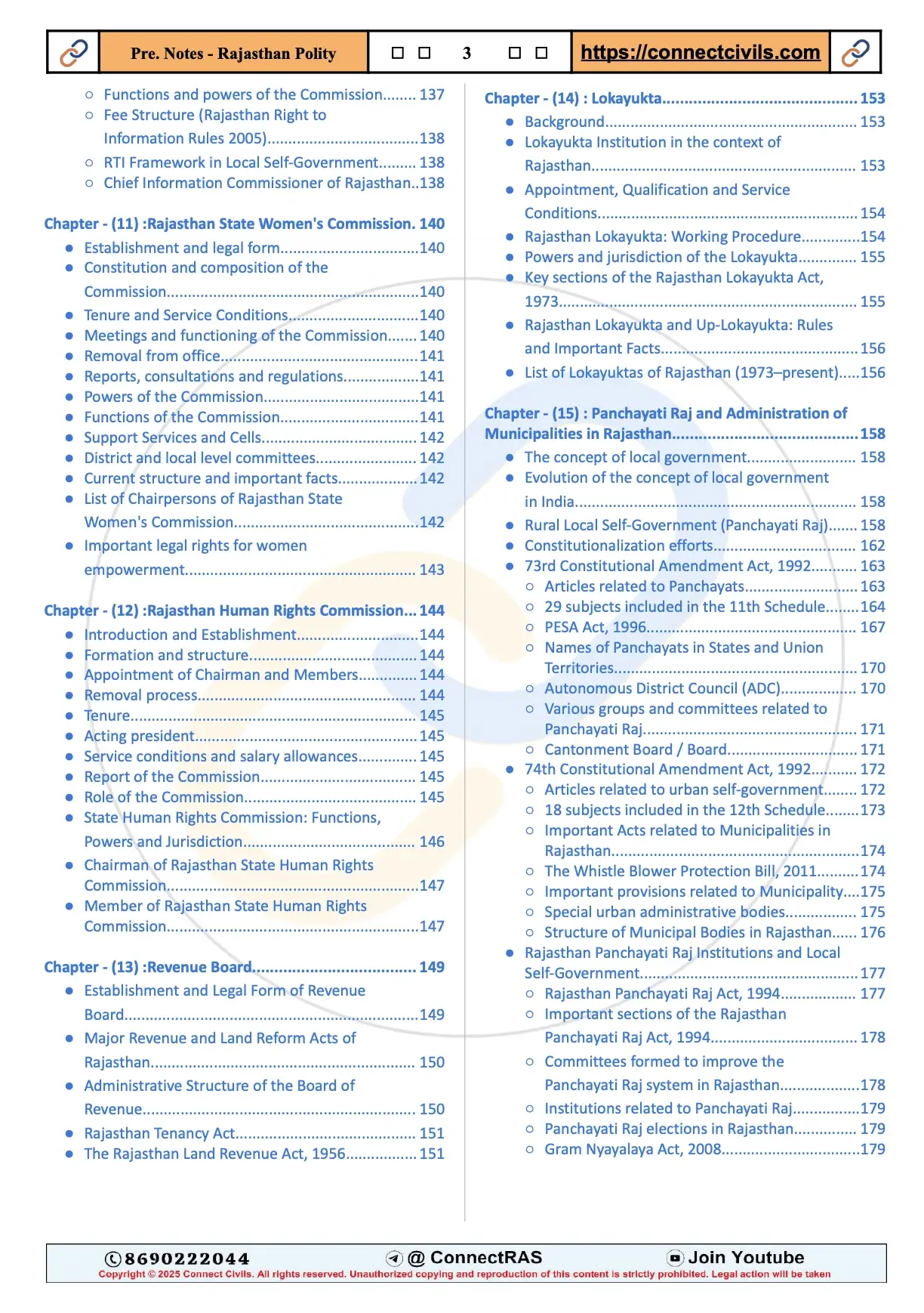 Rajasthan Polity PDF Notes (2026–27 Edition): English Medium - Image 4