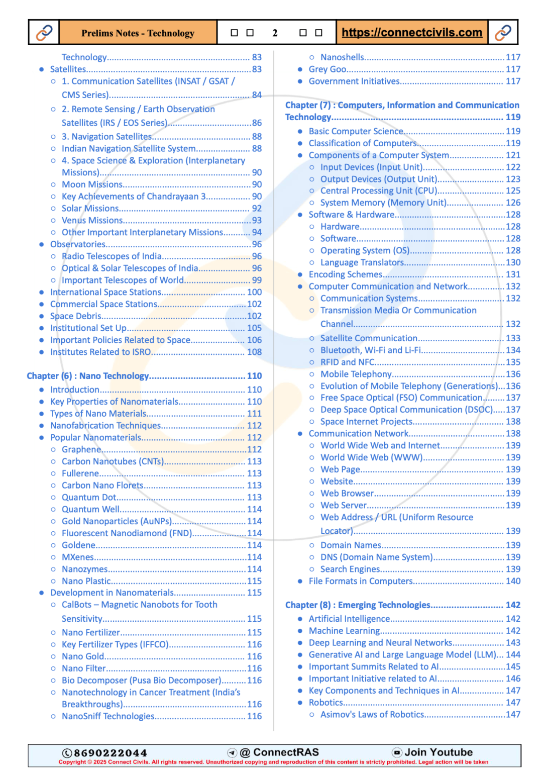 Technology PDF Notes (2026–27 Edition): English Medium - Connect Civils