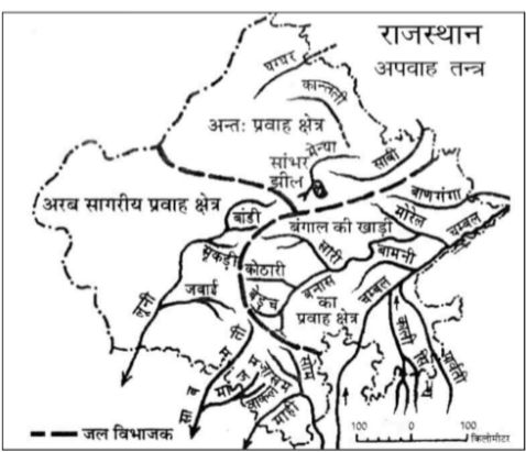 राजस्थान की प्रमुख नदियाँ