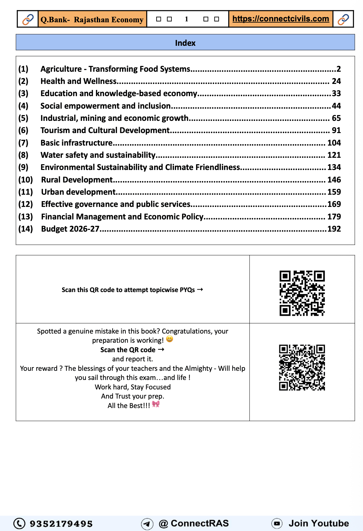 Rajasthan Economy Question Bank PDF (2026–27 Edition): English Medium - Image 2