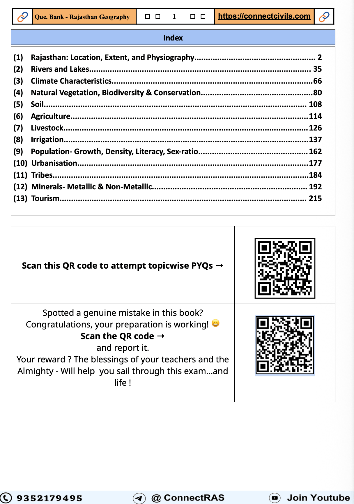 Rajasthan Geography Question Bank PDF (2026–27 Edition): English Medium - Image 2